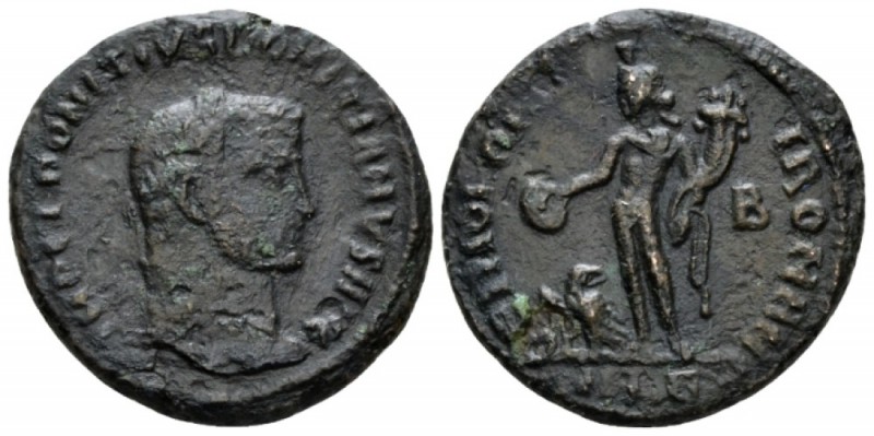 Domitius Domitianus, 295 – 296 Follis Alexandria circa 295-296, Æ 26mm., 9.12g. ...