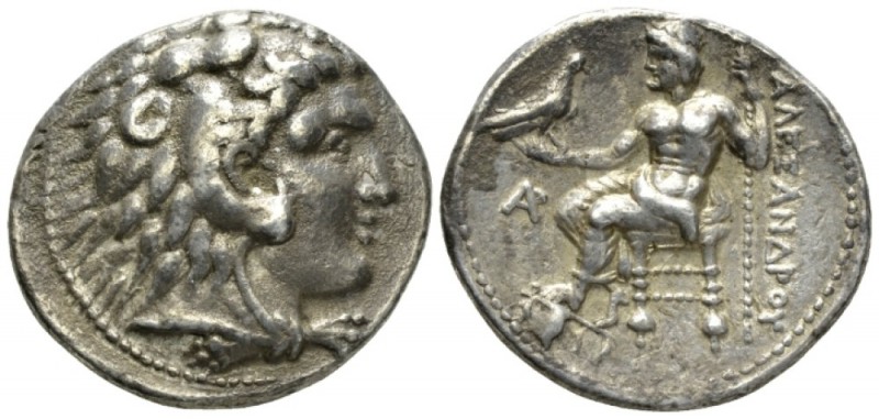 Kingdom of Macedon, Alexander III, 336 – 323 Byblos or Aradus Tetradrachm circa ...