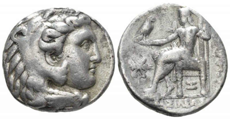 Kingdom of Macedon, Philip III Arridaeus, 323-317 Arados Tetradrachm circa 323-3...