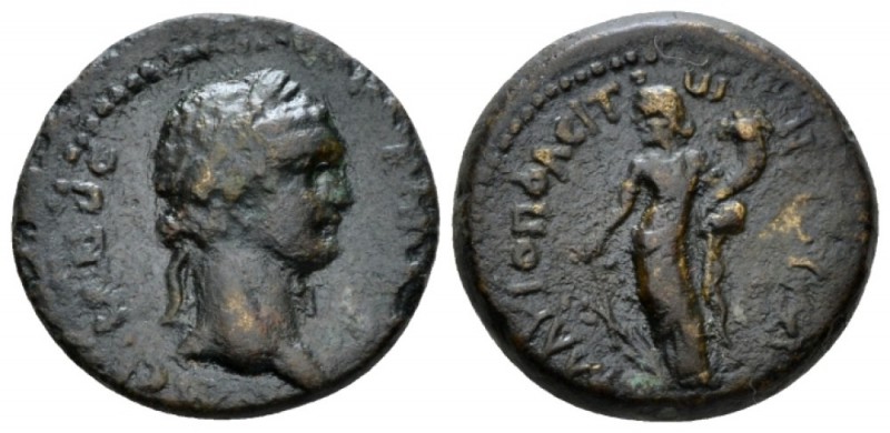 Cilicia, Flaviopolis Domitian, 81-96 Bronze circa 81-96, Æ 18.5mm., 4.33g. Laure...