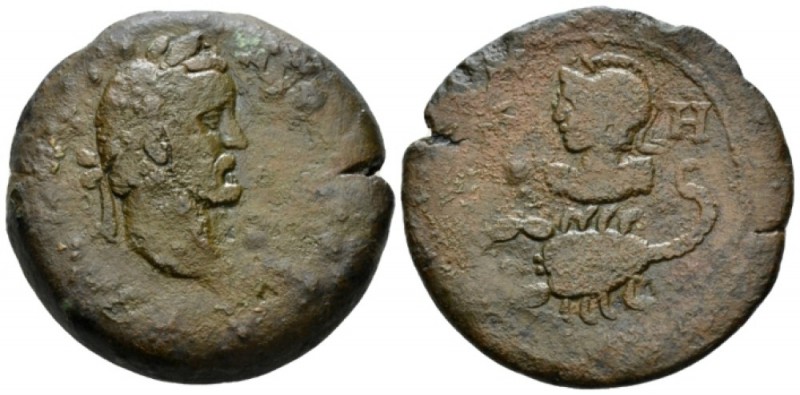 Egypt, Alexandria Antoninus Pius, 138-161 Drachm circa 144-145 (year 8), Æ 35.5m...