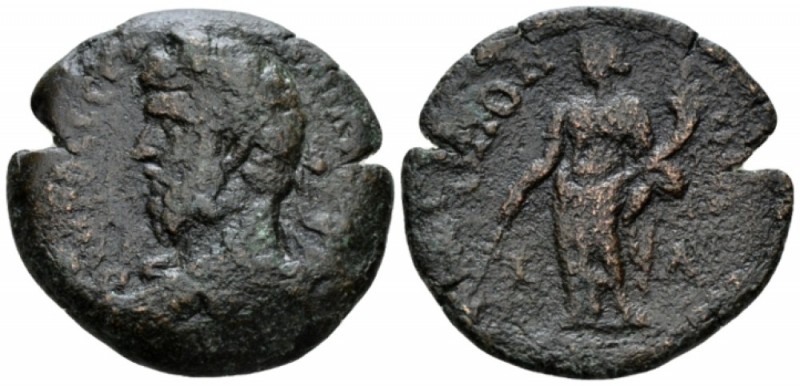 Egypt, Alexandria Lucius Verus, 161-169 Drachm circa 161 (year 1), Æ 33.5mm., 19...