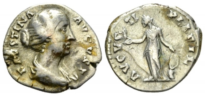 Faustina junior, daughter of Antoninus Pius and wife of Marcus Aurelius Denarius...