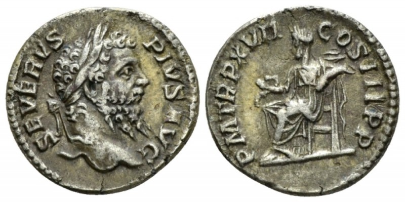 Septimius Severus, 193-211 Denarius circa 209, AR 18mm., 2.41g. SEVERVS PIVS AVG...