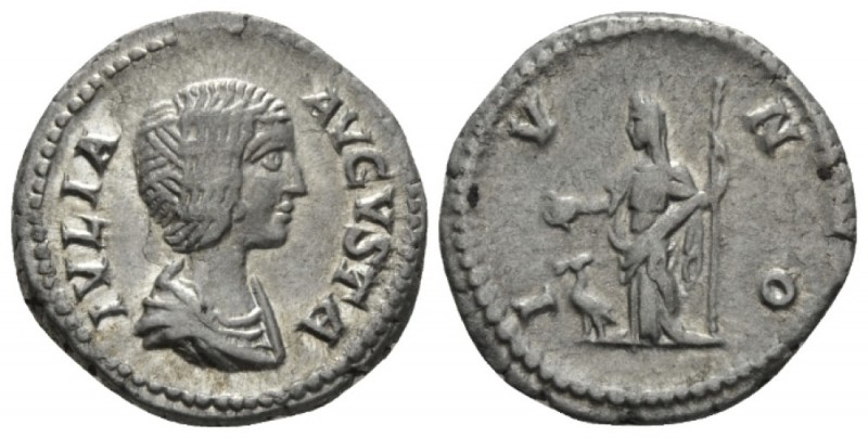 Julia Domna, wife of Septimius Severus Denarius circa 196-211, AR 19mm., 3.47g. ...