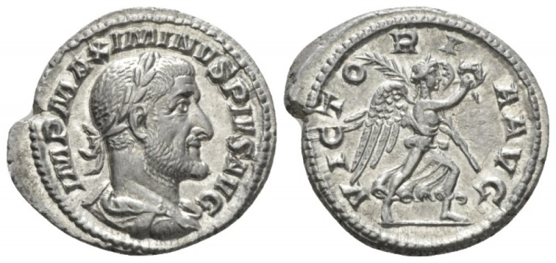 Maximinus I, 235-238 Denarius circa 236, AR 20.5mm., 3.30g. IMP MAXIMINVS PIVS A...