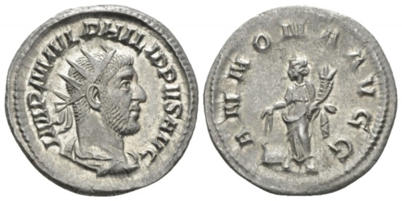 Philip I, 244-249 Antoninianus circa 224-247, AR 22.5mm., 3.49g. IMP M IVL PHILI...