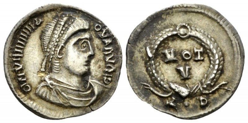 Valentinian I, 364-375 Siliqua imitation contemporary imitation, AR 18.5mm., 1.6...