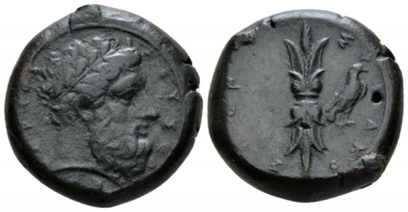 Sicily, Syracuse Hemidrachm circa 367-344, Æ 24mm., 15.68g. Sicily, , Æ 24 mm., ...