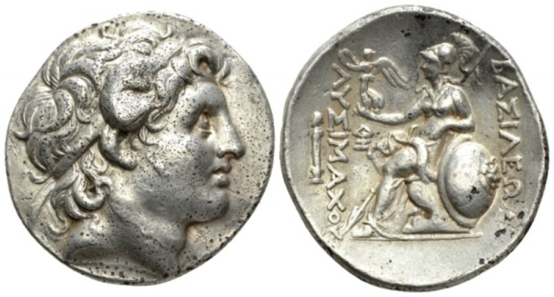 Kingdom of Thrace, Lysimachos, 305-281 Lampscus Tetradrachm circa 299-281, AR 30...