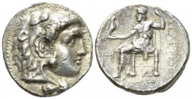 The Seleucid Kings, Seleucus I Nicator, 312- 281 BC Seleucia on Tigris Tetradrachm circa 300-281, AR 26mm., 16.38g. Head of Herakles r., wearing lion ...