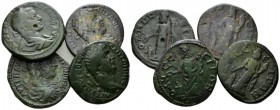 Moesia, Odessus Caracalla, 198-217 Lot of four coins circa 198-217, Æ 20mm., 36.41g. Lot of four coins, including Caracalla (3) and Gordian III

Abo...