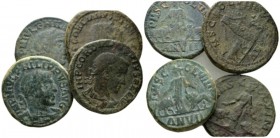 Moesia, Viminacium Gordian III Philip I and Philip II Lot of ten coins circa 238-249, Æ 23mm., 201.75g. Lot of 10 coins including 5 coins of Gordian I...