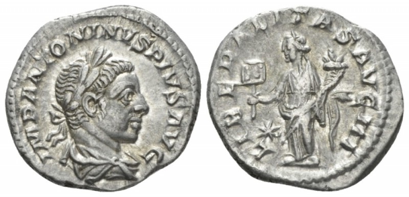 Elagabalus, 218-222 Denarius circa 218-222, AR 18.5mm., 2.99g. IMP ANTONINVS PIV...