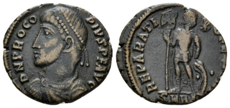 Procopius, 365-366 Follis Heraclea circa 365-366, Æ 18.5mm., 3.03g. D N PROCO – ...