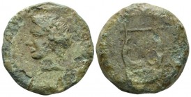 Sicily, Adranum Bronze circa 339-336, Æ 29mm., 26.73g. Laureate head of Apollo l. Rev. Lyre. Campana 1. Calciati 1. SNG ANS 1155.

Rare. Attractive ...