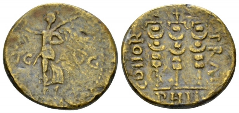 Macedonia, Philippi Pseudo-autonomous issue Bronze Time of Claudius-Nero, circa ...