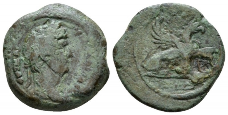 Egypt, Alexandria Hadrian, 117-138 Obol circa 129-130 (year 4), Æ 19.5mm., 5.41g...