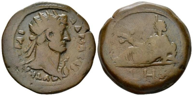 Egypt, Alexandria. Dattari. Hadrian, 117-138 Drachm circa 123-124 (year 8), Æ 35...