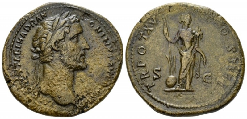 Antoninus Pius, 138-161 Sestertius circa 151-152, Æ 35mm., 27.91g. IMP CAES T AE...