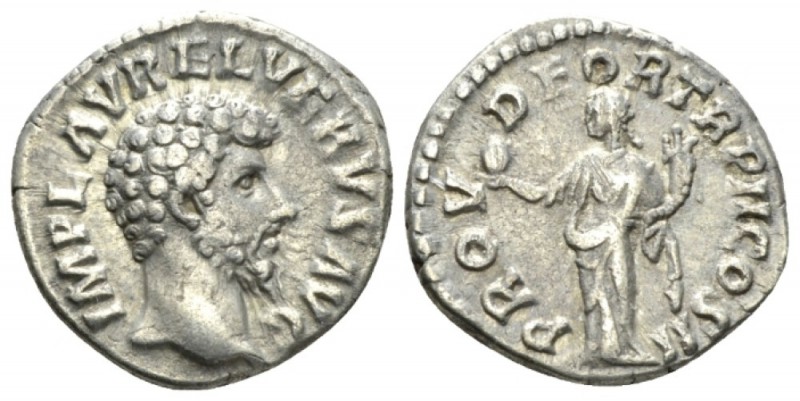 Lucius Verus, 161-169 Denarius circa 161, AR 17.5mm., 3.19g. IMP L AVREL VERVS A...