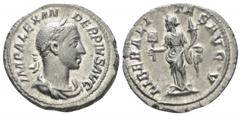 Severus Alexander, 222-235 Denarius circa 231-235, AR 20.5mm., 3.43g. Laureate a...