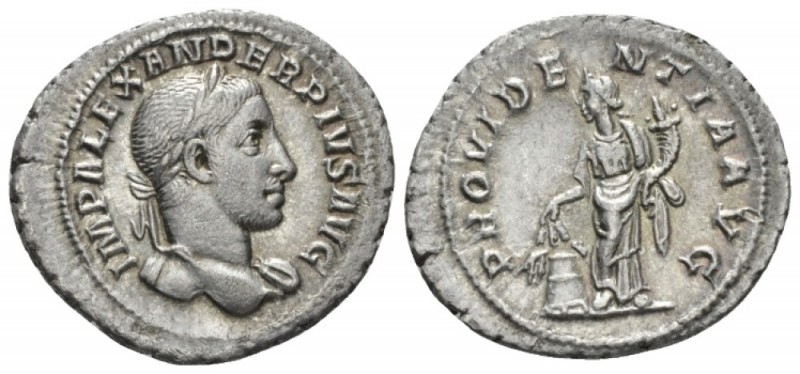 Severus Alexander, 222-235 Denarius circa 231-235, AR 21.5mm., 3.03g. Laureate b...