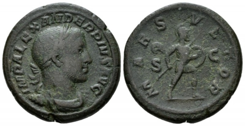 Severus Alexander, 222-235 As 231-235, Æ 26.5mm., 10.89g. IMP ALEXANDER PIVS AVG...