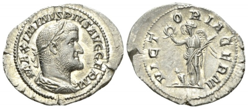 Maximinus I, 235-238 Denarius circa 236-238, AR 23mm., 2.80g. Laureate, draped a...