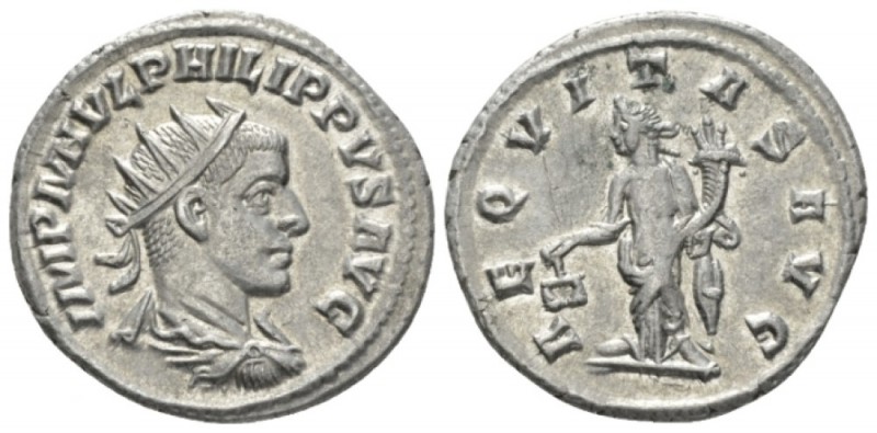 Philip II, 247-249 Antoninianus Antioch circa 247-249, AR 23.5mm., 4.24g. Radiat...