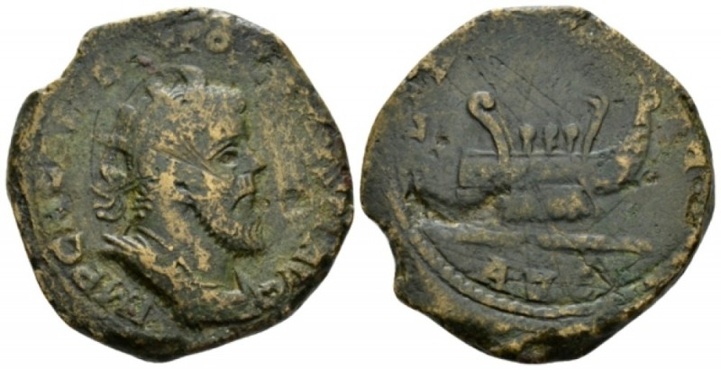 Postumus, 259-268 Double sestertius Lugdunum circa 260-268, Æ 31.5mm., 20.03g. I...