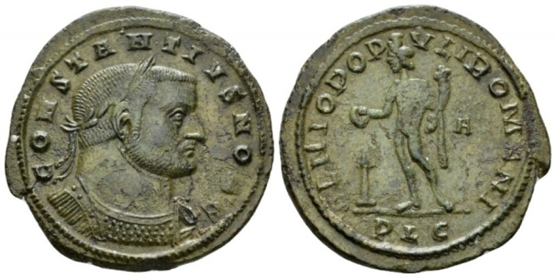 Maximianus Herculius, first reign 286-305 Follis Lugdunum circa 301-303, Æ 29.5m...