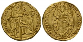 Venezia, Antonio Venier, 1382-1400 Ducato 1382-1400, AV 20.5mm., 3.54g. Paolucci 1. Fr. 1229.

Possible traces of mounting; otherwise About Extremel...
