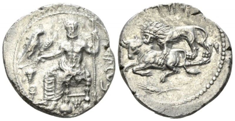 Cilicia, Mazaios, 361-334 Tarsus Stater circa 361-334, AR 23.5mm., 10.34g. Baalt...