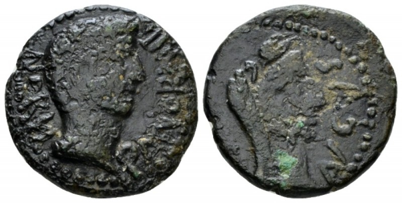 Sicily, Panormus Tiberius, with Julia Augusta (Livia ?) Bronz circa 14-37, Æ 21....