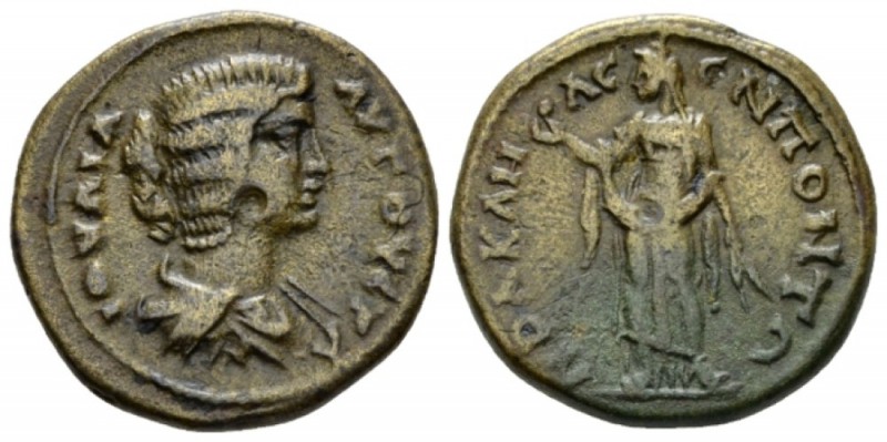 Bithynia, Heraclea Pontica Julia Domna, wife of Septimius Severus Bronze circa 1...