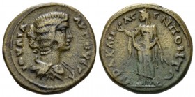 Bithynia, Heraclea Pontica Julia Domna, wife of Septimius Severus Bronze circa 193-217, Æ 22mm., 7.39g. Draped bust r. Rev. Turreted female (Pomona?) ...