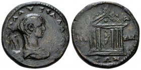 Bithynia, Nicaea Plautilla, wife of Caracalla Bronze circa 200-205, Æ 27mm., 13.49g. Draped bust r. ; behind countermak, Nike standing r. Rev. Tyche s...