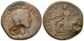 Bithynia, Nicaea Severus Alexander, 222-235 Bronze circa 222-235, Æ 25mm., 7.79g. Laureate, draped and cuirassed bust r. Rev. Demeter seated l. holdin...