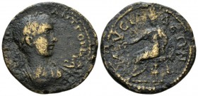 Phrygia, Lysias Gordian III, 238-244 Bronze circa 238-244, Æ 28mm., 11.43g. Laureate, draped and cuirassed bust r. Rev. Cybele enthroned, wearing modi...