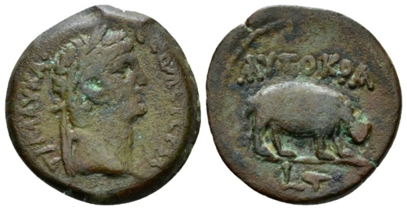 Egypt, Alexandria. Dattari. Claudius, 41-54 Obol circa 45-46 (year 6), Æ 20.5mm....