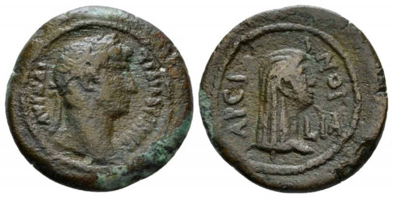 Egypt, Arsinoites. Dattari. Hadrian, 117-138 Obol circa 126-127 (year 11), Æ 19....