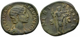 Julia Mamaea, mother of Severus Alexander Sestertius circa 224, Æ 28mm., 12.78g. IVLIA MAMAEA AVGVSTA Diademed and draped bust r. Rev. VENERI FELICI V...