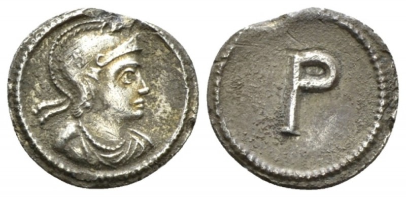 Anonymous. Time of Justinian I, circa 527-565 1/2 Siliqua Constantinople circa 5...