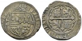 Mexico City, Philip II, 1556-1598 silver cob four reales 1556-1598, AR 32.5mm., 13.64g. Assaier O. Calico-Trigo 405.

Attractive old cabinet tone. G...
