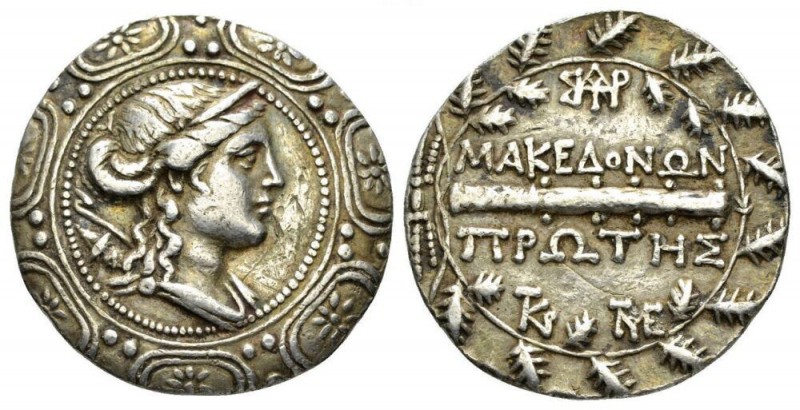 Macedon under the Romans, Amphipolis Tetradrachm circa 167-149, AR 34mm., 16.67g...