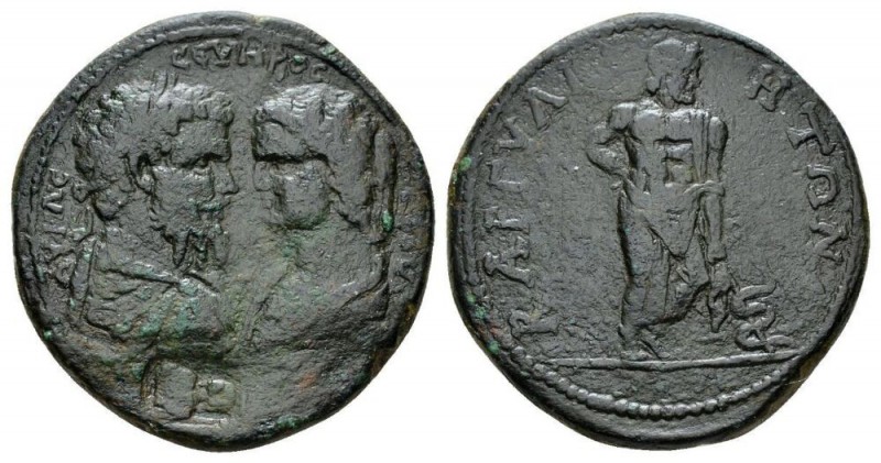 Caria, Bargylia Septimius Severus, 193-211 Bronze circa 193-211, Æ 21.60mm., 33g...