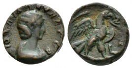 Egypt, Alexandria Julia Paula, wife of Elagabalus Tetradrachm circa 220-221 (year 4), billon 21mm., 9.96g. Diademed and draped bust r. Rev. Eagle stan...