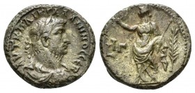 Egypt, Alexandria Gallienus, 253-268 Tetradrachm circa 265-266 (year 13), billon 22.5mm., 9.01g. Laureate, draped and cuirassed bust r. Rev. Eirene st...