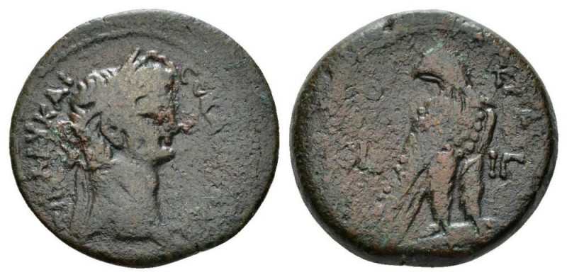 Egypt, Alexandria. Dattari. Claudius, 41-54 Diobol circa 52-53 (year 13), Æ 35.5...